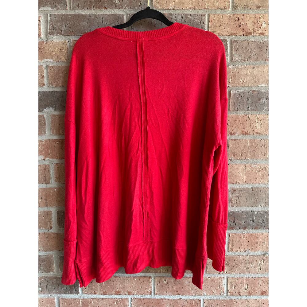 Wesbound Long Sleeve Red Woman's Blouse Size 1X - Picture 2 of 5
